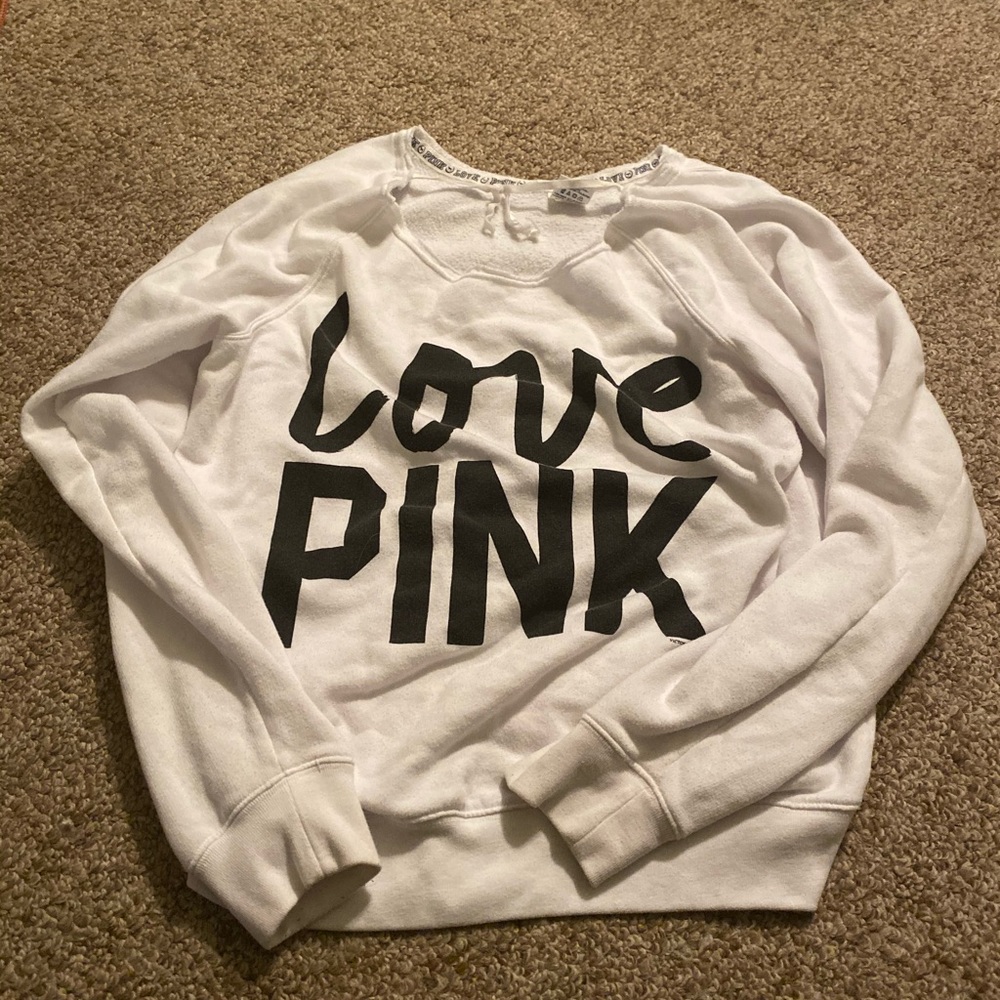 White crew neck